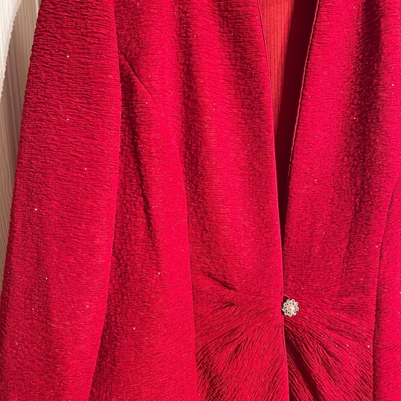 Alex elegant red blazer - Picture 4 of 5